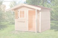 Weka Fensterladen 1-seitig für Fenster 69x79 cm - Natur