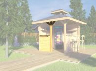 Weka Bausatz Treseneingang, Natur, für Gartenoase 651 Gr. 1