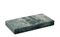 Weserwaben Vario-Line Abdeckstein Anthrazit-weiß meliert glatt | 40x20x5 cm