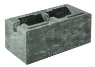 Weserwaben Vario-Line Einsatzstein 1/1 Anthrazit-weiß meliert glatt | 40x20x16,7 cm