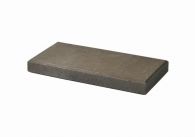 Weserwaben Trend-Line Abdeckstein, Grau-Terra meliert glatt | 38x19x4 cm