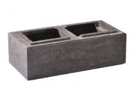 Weserwaben Trend-Line Mauerstein 1/1 Anthrazit nuanciert glatt | 38x19x12 cm