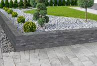 Weserwaben Trend-Line Long LED-Stein 1 1/2 Anthrazit nuanciert, glatt | 57x19x12 cm