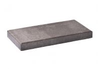 Weserwaben Trend-Line Abdeckstein, Anthrazit nuanciert glatt | 38x19x4 cm