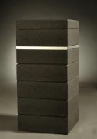 Weserwaben Trend-Line Edelstahlrahmen gebürstet | 36,5x36,5x2 cm