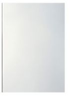 Weserwaben Sichtschutz-Glaselement aus ESG-Glas Nebelweiß