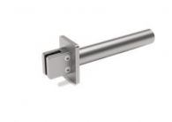 Weserwaben Halterung für Sichtschutz-Glaselement 4er-Set Edelstahl