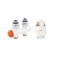 Ximax Design-Mittenanschlussgarnitur Typ H Deluxe - Durchgangs-Ausführung 15 mm - weiß