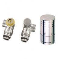 Ximax Thermostatset Typ SX ECK 15 mm - Chrom