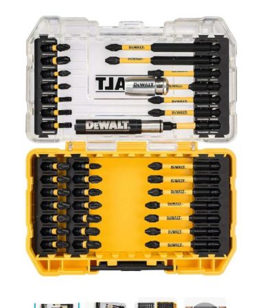DEWALT DT70731T-QZ Bit-Set FlexTorq Torsion 37-teilig 25 - 89 mm  