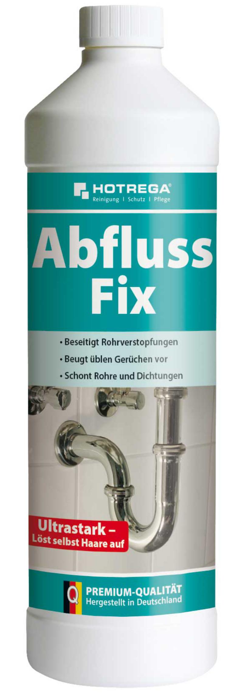 HOTREGA Abfluss-Fix 1 Liter - Konzentrat Für Freie Abflüsse