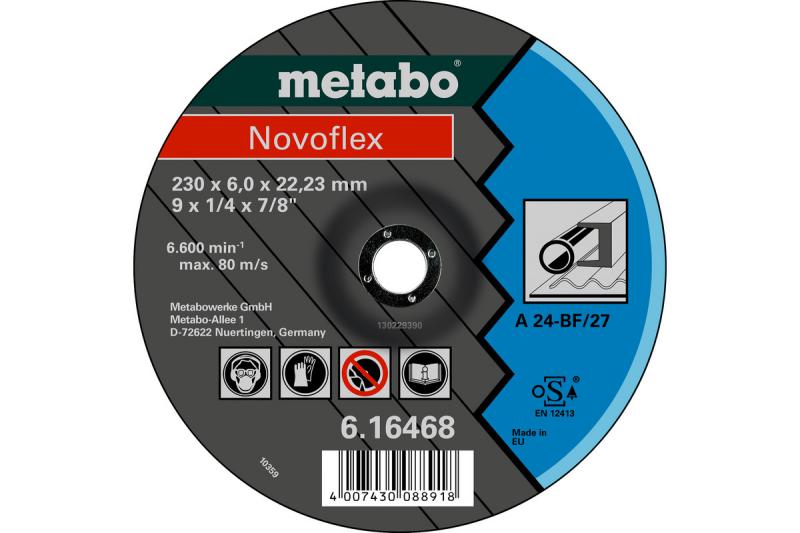 Metabo Novoflex 115x6,0x22,23 Stahl, Schruppscheibe, gekröpfte 