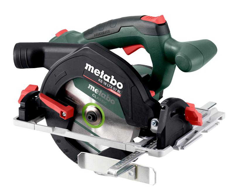 Metabo Akku-Handkreissäge KS 18 LTX 57 BL, Karton (611857850  