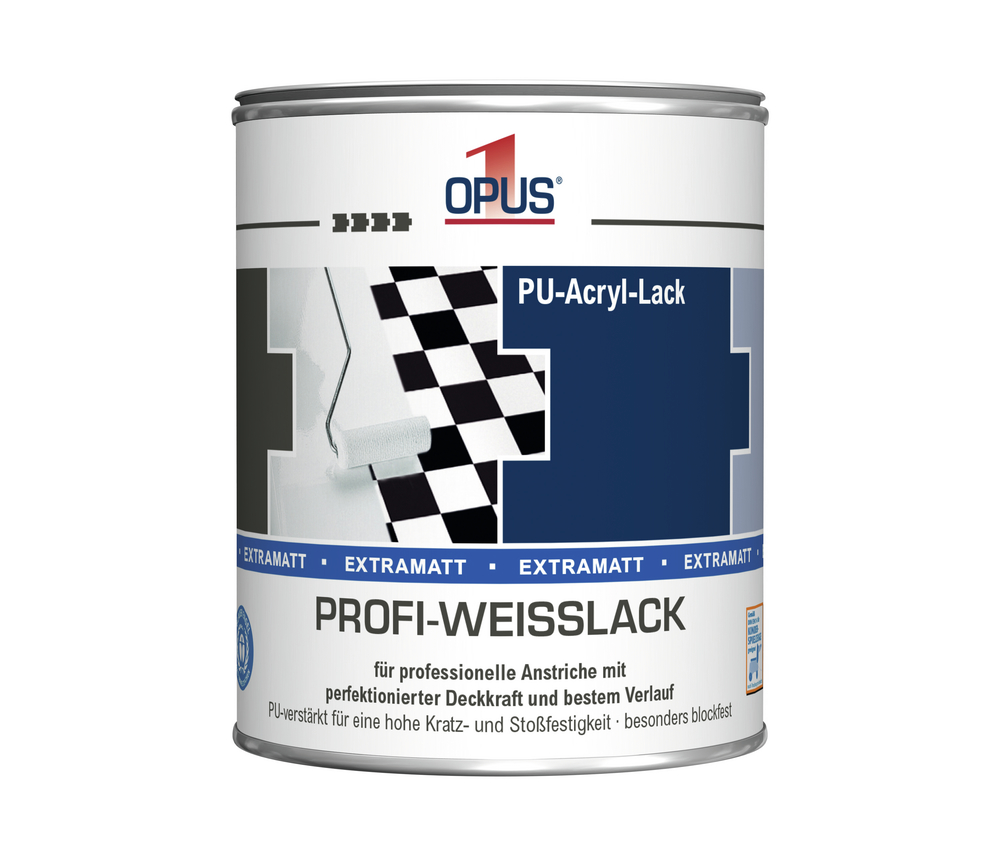 OPUS1 Profi Weisslack wasserverdnnbar