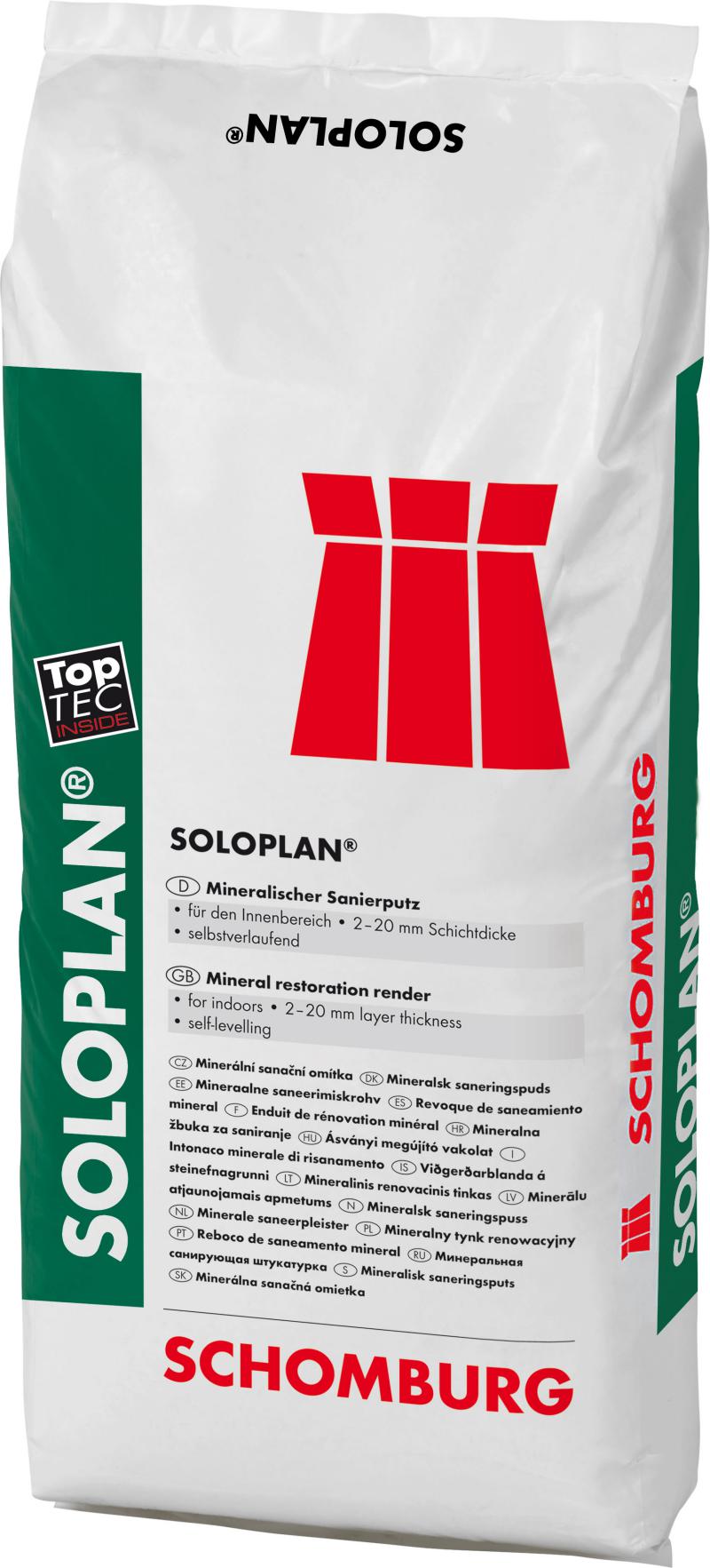 Schomburg SOLOPLAN Fließspachtel bis 20 mm - 25 Kg (4035854046573)