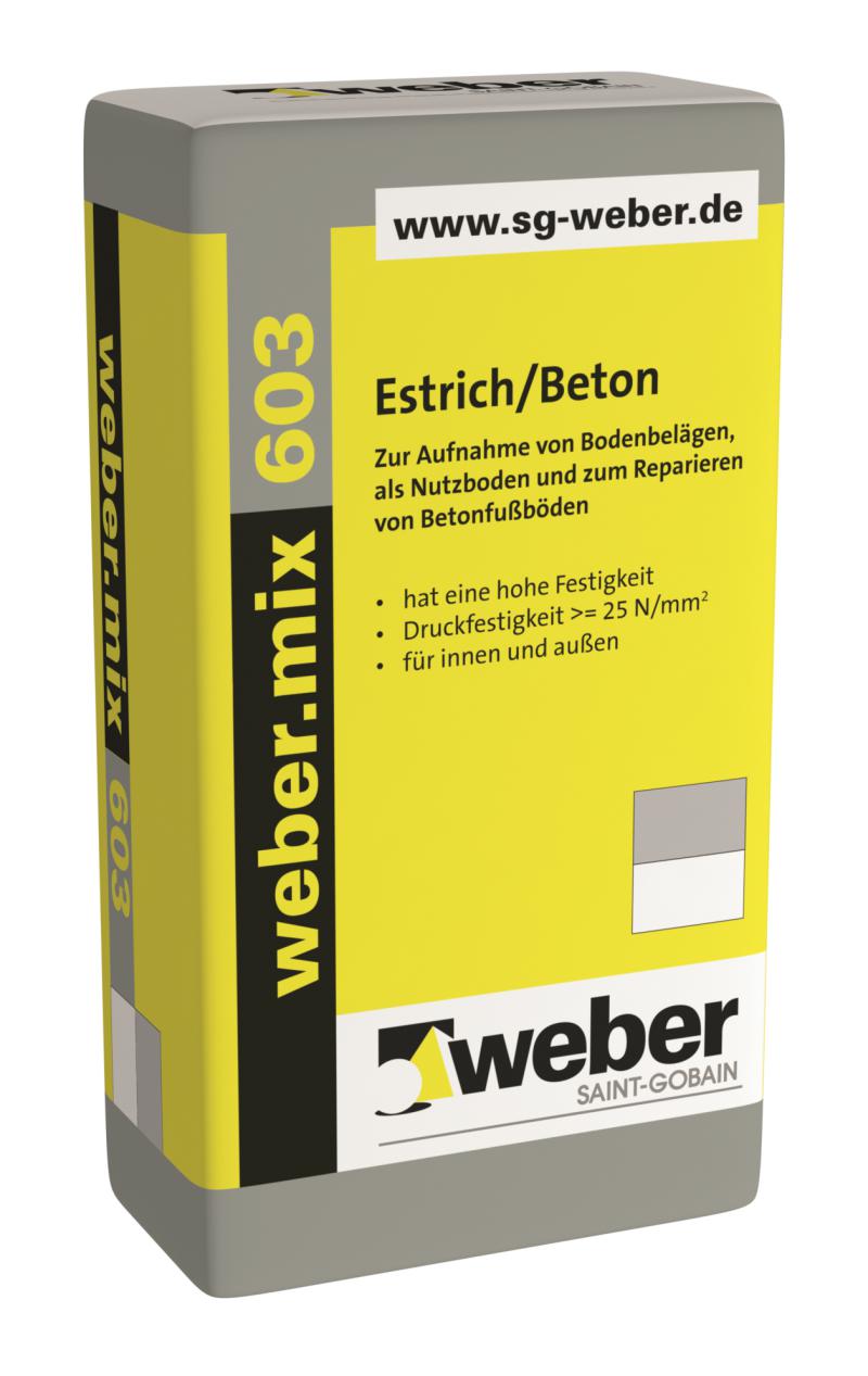 weber.mix 603 Estrich/Beton 25 kg (4011361083652) 