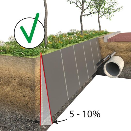 RootBarrier® Wurzelführungsplatte 60 cm ()