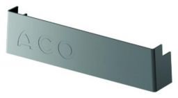 ACO Profiline 2.0 Stirnwand für fixe Bauhöhe Stahl verzinkt für Fassadenentwässerung Bauhöhe 50 mm