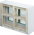 ACO Therm 3.0 Leibungskellerfenster Standard für Ortbeton und Mauerwerk für Keller 1000x750 mm