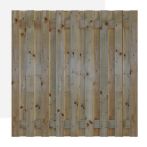 Ante Sichtschutz - Holzzaun Croard System Fichte/Kiefer KDI | 180x180 cm