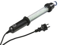 AS-Schwabe LED-Handleuchte 230V mit 60 LED mit Schalter IP54 H05RN-F 2x1,0 - 5 Mtr. Kabellänge Kabel
