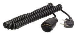AS-Schwabe Spiralkabel PVC-Kabel - 4 Mtr. Kabellänge