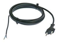 AS-Schwabe Anschlussleitung PVC-Kabel mit Euro-Flachstecker - 3 Mtr. Kabellänge