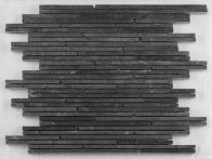 Bärwolf Mosaik 30 x 30 cm Sticks Black Slate - CM-09005