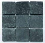 Bärwolf Mosaik 9,8 x 9,8 cm Pavement Black Slate R11 - CM-12001