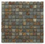 Bärwolf Mosaik 2,3 x 2,3 cm Nature Rustic Slate - CM-7112