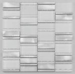 Bärwolf Mosaik 29,4 x 29,8 cm New York Metal White mix, multiformat - GL-14013