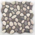 Bärwolf Mosaik 30 x 30 cm Pebble Grey/White R10 - PM-0005