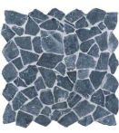 Bärwolf Mosaik 30 x 30 cm Crush Nero Marquina Marble R10 - RM-0003