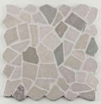 Bärwolf Mosaik 30 x 30 cm Crush Ice Grey Marble R10 - RM-0009