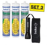 Beko Gecko Hybrid Pop Flexibler 1-Komponenten Kleb-/Dichtstoff - 310 ml Set