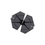 BEVER Bever Iso Clip Maxi Dämmstoff Klemmscheibe schwarz DN 100 mm für Luftschichtanker 3-5 mm - 250 Stück