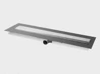Blanke DISK-LINE Ablaufrinne 72 mm 70 cm Edelstahl ohne Rostabdeckung (190-900-072070)