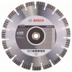 Bosch Diamanttrennscheibe Best for Abrasive, 300 x 20,00/25,40 x 2,8 x 15 mm