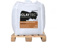 Claytec Lehm-Unterputz mit Stroh, erdfeucht - 500 kg
