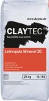 Claytec Lehmputz Mineral 20 trocken - 25 kg