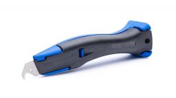 Delphin® Color Messer (Kunststoff) - Blau-Schwarz - inkl. Trapezklinge