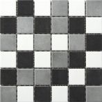 Engers Mosaik 5x5 cm ARIZONA weiß grau schwarz