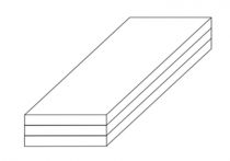 Gipskarton Gipsriegel 2 m lang, 3x12,5 mm für gleitende Deckenanschlüsse