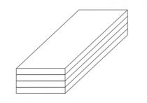 Gipskarton Gipsriegel 2 m lang, 4x12,5 mm für gleitende Deckenanschlüsse