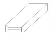 Gipskarton Gipsriegel Easy, 2 m lang, 3x12,5 mm für gleitende Deckenanschlüsse bei Sichtbetondecken, ohne spachteln
