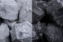 Basalt Stein Steinschlag gebrochen 30-60 mm