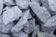 Granit Grau Steinschlag gebrochen 32-56 mm