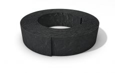 hanit® Recyclingkunststoff Beeteinfassung 0,7x14 cm gerollt, schwarz, 18 lfdm