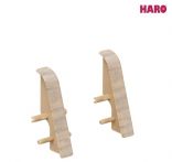 Haro Zwischenstück Nordic Pine Kunststoff für Stecksockelleiste 19x39mm (2 Stück/Pack), Art. Nr.: 407094