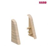 Haro Endkappe Nordic Pine Kunststoff für Sockelleiste 19x39mm (2 Stück/Pack), Art. Nr.: 407108